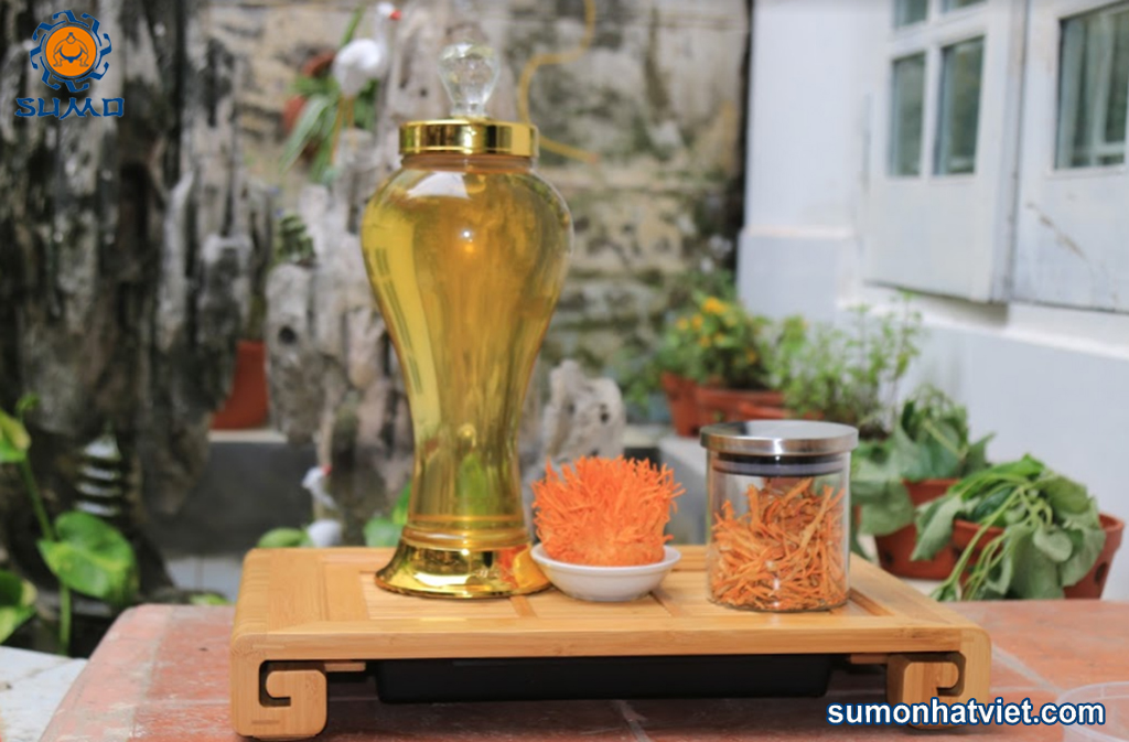 Đông trùng hạ thảo khô ngâm rượu
