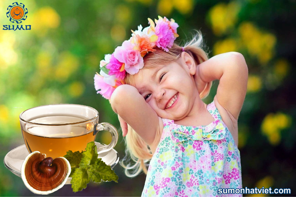 Nấm linh chi trẻ em uống được không